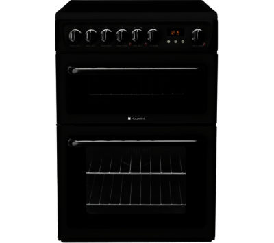 HOTPOINT  HAE60KS Electric Ceramic Cooker - Black